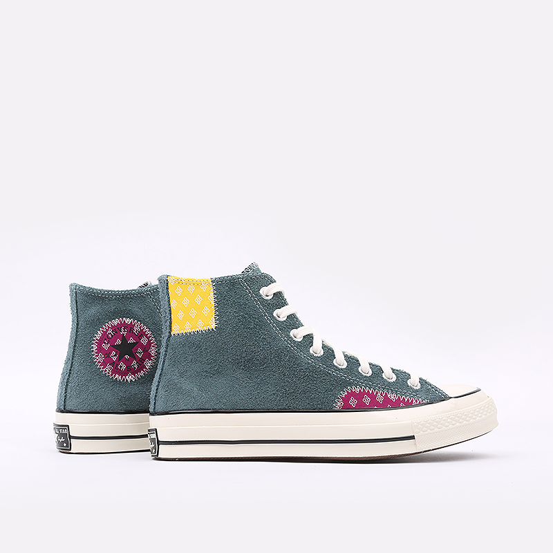  синие кеды Converse Chuck 70 Hi 166853 - цена, описание, фото 2